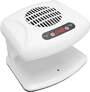 Air Nail Dryer, 300W Air Nail Fan Blower Dryer Machine with Hot and Cool Wind Automatic Sensor Nail Polish Gel Nail Dryer for Home Salon Manicure Pedicure Tool, White