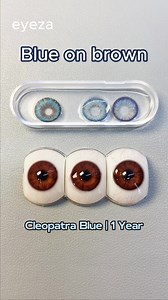 483K views · 692 reactions | Blue lenses on brown eyes ✨ The contrast is unreal—so stunning! #eyezalens #Eyeza #ContactLenses | Eyeza Lenses | Facebook