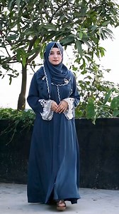 29K views · 126 reactions | Basimah Kimono's cutwork on the sleeves gives an amazing addition to the edge to make it highlighted with the exceptional colors #viralvideoシ #eid2024 #Emaan #hijabfashion #karchupiabaya #modestfashion #embroiderydesign #partywear | Emaan | Facebook