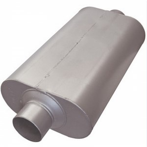 [Hot Item] Aluminized Silencer Exhaust Muffler Flowmaster 4inch & 9inch Oval 409 Stainless Steel Pipe
