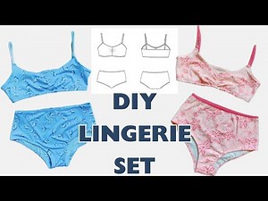 DIY Bralette & Panties from Scrap Fabric: Easy Sewing Tutorial for Cute Undergarments
