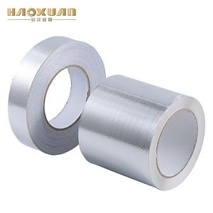 [Hot Item] Silver Elastic Mesh Reflective Pipe Insulating Foam HVAC Tape