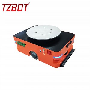 [Hot Item] Advanced Logistics Equipment Automatic Guided Vehicle Industrial Robot Two-Way Jack-up Agv Warehouse Robot with 200kg Load Capacity (TZAGV-DSB02)