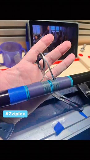 Rebuild Zziplex underway #fishinglife #rodbuilding | Rossco McKay