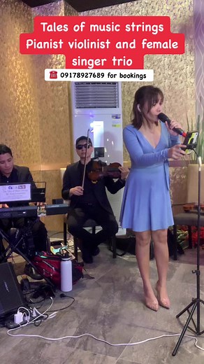 Tales of music strings pianist violinist and female singer trio musicians for weddings anniversaries parties corporate events or any occasion for hire in manila pampanga bulacan alabang tagaytay batangas #bestmusiciansstringtrioquartetpampanga #TalesOfMusicStringsTrio #pampangaweddingmusicians #bestmusiciansforweddingspampanga #pampangaviolinistsingerpianistforweddings | The Tales of Music Strings By Bojo Luzentales