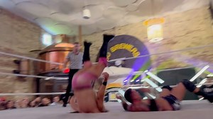 Northern Lights Suplex by @thetrevoroutlaw to @zhendrixbrand #BrawlInTheBeerHall | @prowrestlingventures / @lakefrontbrewery #ProWrestlingventures @countryairofficial @luchalibreonline | Wrestling With Unicorns | Facebook