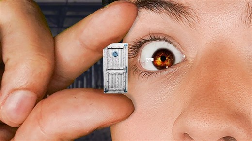 ESCAPING 100 TINY vs GIANT Mystery Doors! | Preston Tv