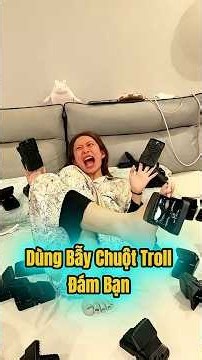 Dùng bẫy chuột troll đám bạn #shortvideo