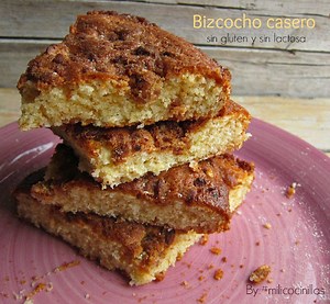 Bizcocho de yogurt casero sin gluten sin lactosa