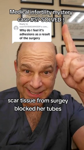 28K views · 34 reactions | Scar tissue from her fibroid removal surgery caused her previously open tubes to become blocked #fibroid #fibroids #adhesion #adhesions #scartissue #scar #infertilityjourney #infertility #ttc #ivf #ashermanssyndrome #reels #reelsviral #reelsig #reelsfb | Steven Palter | Facebook
