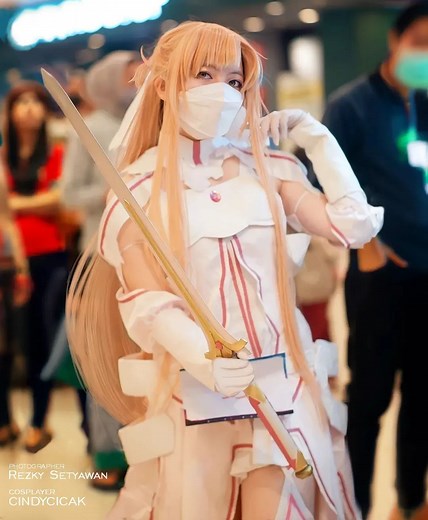 2K views · 77 reactions | Asuna from Sword Art Online Alicization War of Underworld Cosplayer:instagram.com/cindycicak Costume by:https://tinyurl.com/yc4k34un . . #swordartonline #asuna #asunacosplay #costume #cospaly #cosplaysky | Cosskyoffcial | Facebook
