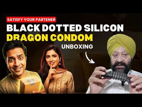 Wrinkled Black Transparent Silicon Dragon Condom for Real Enjoyment