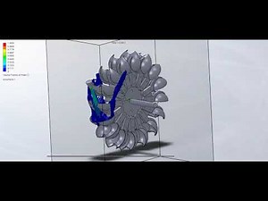 SOLIDWORKS Flow Sim Pelton Wheel
