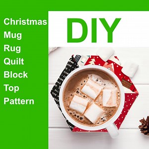 DIY Holiday Hexagon Pattern for Mug Rugs, Wall Hangings, & Quilt Blocks - Etsy
