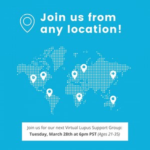 Join us on Tuesday, March 28th for our Lupus Support Group for Young Adults (Ages 21-35) with Facilitator, Jessica Chaffin! #Lupus patients from anywhere in the world are welcome to join us for support, encouragement and lupus education! Tap below for access details: lupusla.org/supportgroups Date: Tuesday, March 28, 2023 Time: 06:00 PM PST Click Join Zoom Meeting: https://us02web.zoom.us/j/87970239176 | Lupus LA
