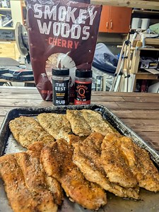Cherry 🍒 smoked butterflied chicken 🐔 breast 🪓🪵🔥💨 Kosmo's Q Competition BBQ Products "Dirty Bird" & "Beer Can Chicken" Smokey Woods Cherry 🍒 pellets #itjustwins #teamkosmosq #kosmosq #heatyourmeat #whatfuelsyou #bbq #barbecue #barbeque #outdoorcooking #chicken #chickenbreast #meat #fire #smoke #Wisconsin #hungry #followforfollowback #yum #tasty #healthy #grill #smoker #bbqlife | Smell that Smoke Bbq M.K.E