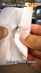 Most Trending Turkish Ring Finally Arrived 🥰🥰#foryou #fyp #turkish #trending #viral #facebookreel #reels #jewelry #ring | RAHAT Chandi HOUSE