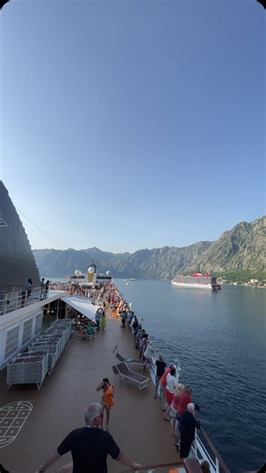 Sailing through Montenegro with Virgin vibes by our side 🛳️🇲🇪 #cruisegoals #cruiselife #cruises #cruising #montenegro #kotor #cruiseaddict #mscopera #msccruises | Crazy Cruises