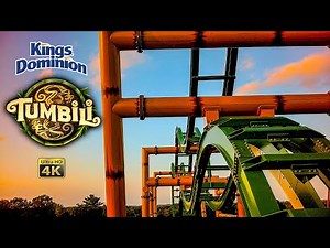 2023 Tumbili 4D Free Spin Roller Coaster On Ride 4K POV Kings Dominion