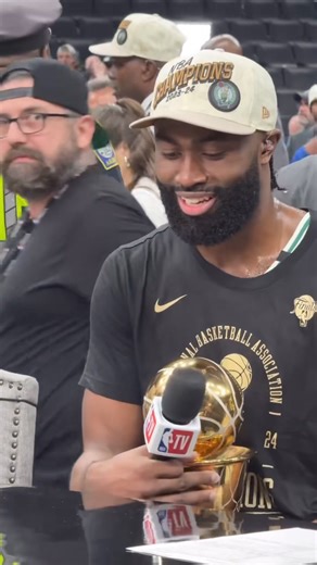 All smiles from the 2024 #NBAFinals MVP 🏅😊 #DifferentHere #JaylenBrown || Jaylen Brown Boston Celtics | NBA