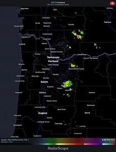 Thunderstorms have developed over the Cascades this afternoon. Isolated thunderstorms are expected to continue over the Cascades through this evening. Heavy rain, hail, gusty winds, & frequent lightning are possible with any storm. | US National Weather Service Portland Oregon