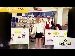 Cô gái bị tụt quần trong siêu thị