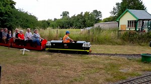 Mardyke Hymek D7031 "Dark Star" with a Railtrail Tours Charter at the Fancott Miniature Railway on Friday 22nd July 2022. For the full video please see Henry's Adventures the YouTube channel. | Henry's Adventures