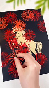 776K views · 4K reactions |  Step by Step: Firework Horse Art Craft #fblifestyle #FireworkHorse #HorseArt #FestiveCraft #DIYArt | paper craft ideas | Facebook