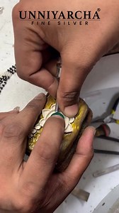 From the craftsman’s hands to your heart❤️ .Experience the commitment put into creating our beautiful pieces. Always on the hunt for anklets that strike the perfect balance between simplicity and boldness? Your quest is over! Discover our top-notch anklets for this festive season! Product link :- https://unniyarcha.com/collections/necklaces/products/majestic-silver-mangalsutra-necklace #Unniyarcha #aambi #anklets #payal #bridesmaid #blackfridaysale #wedding #gifting #sale #necklace #shopnow #gol