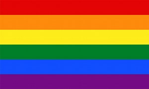 Lgbt-Flagge, schwul, lesbisch, lgbtq Flagge. Gay Stolz Symbol.