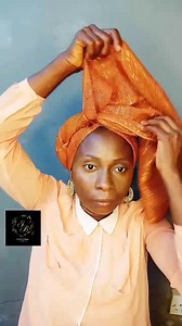 How to tie simple Gele head wrap.if you watch the shot video please check my page for the full video. | Gold bridal | Facebook