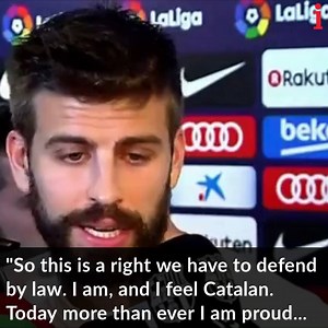 12K views · 205 reactions | FC Barcelona defender Gerard Piqué gives a tearful defence of the Catalan referendum, and says he will step down from the Spanish team if anyone finds him "an annoyance". | The i paper | Facebook