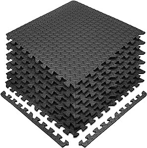 Sivan Health and Fitness Puzzle Exercise Mat EVA Foam Interlocking Tiles