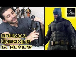 Batman vs Superman Batman Figure Unboxing & Review - Hot Toys Sideshow Collectible