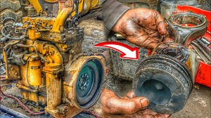 Rebuilding CAT 950B Loader Full Engine | Mechanical Skills