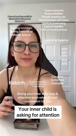 You inner child is asking for attention - Sarah Spiritual Guide #sarahspiritualguide #love #tarot #success #apology #tarotcard #tarotreading #relationships #redeem #themselves #past | Sarah Spiritual Guide