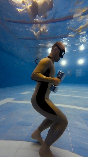 Underwater flips for the win 🏆 . . #freediving #waterismagic #pooltraining #swimmingpool #underwater #freediverlife | Alexey Molchanov