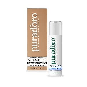 Dermatitis Control & Healthy Roots Shampoo – Soothes Seborrheic Dermatitis, Reduces Sebum, Infused with Tea Tree, Jojoba & Chamomile, Natural Scalp Relief For Men & Women