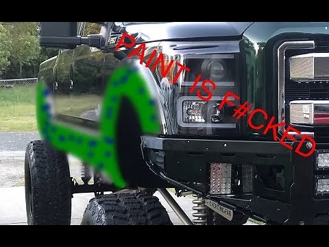 Removing lifted f250 kingranch fender flares