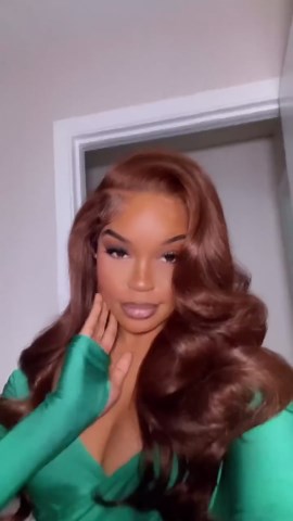 Chocolate Brown 13x6 Lace Front Wigs Human Hair 30 Inch Body Wave Brown Human Hair Wig HD Lace Frontal Glueless Colored Wigs Human Hair Pre Plucked Bleached Knots with Baby Hair for Women 180 Density