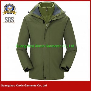 [Hot Item] Hot Sale Slim Fit Cotton Bomber Jacket Men Custom High Quality Army Green Windproof Hooded Jacket (J500)