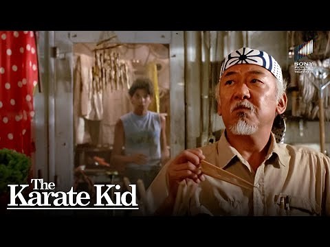 When Daniel meets Mr. Miyagi for the first time | The Karate Kid (1984)