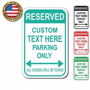 NEXT DAY SHIP, Reserved Parking Sign, Custom Parking Sign, Metal Parking Sign, Man Cave Sign, My Parking Sign, Parking Lot Sign, Reserved - Etsy