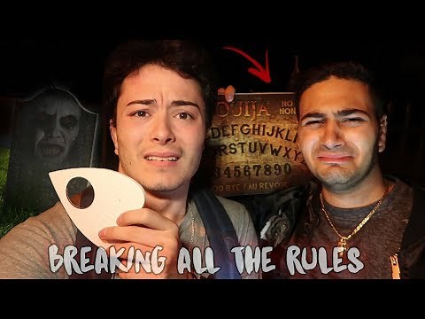 (ZOZO ATTACKS) BREAKING ALL THE RULES OF THE OUIJA BOARD IN CEMETERY AT 3 AM CHALLENGE (SO SCARY)