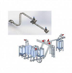 [Hot Item] Continuous Pipe Chain Vertical/ Horizontal Drag Tube Chain Conveyor