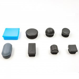 [Hot Item] Plastic Pipe Caps Plugs Chair Leg Cap Steel Tube End Cap for Round Square Rectangular Pipe Ends