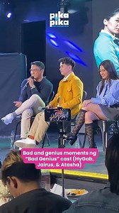 Bad and genius moments ng "Bad Genius" cast (HyGab, Jairus, & Atasha) #BadGenius #AtashaMuhlach #JairusAquino #GabLagman #HyacinhCallado #HyGab #VivaOne #VivaArtistsAgency #VAA #StudioViva #EntertainmentNewsPH #pikapikaPH | Pikapika