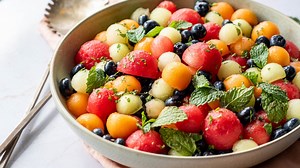 Mint And Melon Fruit Salad Recipe - Tasting Table