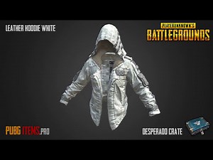 Leather Hoodie (White) | PUBG Item Showcase