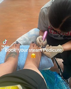  Steam Pedicure Book your next appointment Available...